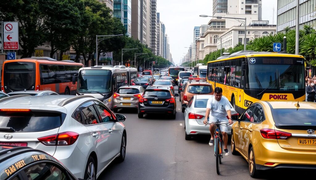 Korek uliczny i alternatywne środki transportu